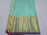  Gadwal Handloom Pure Silk saree with long border