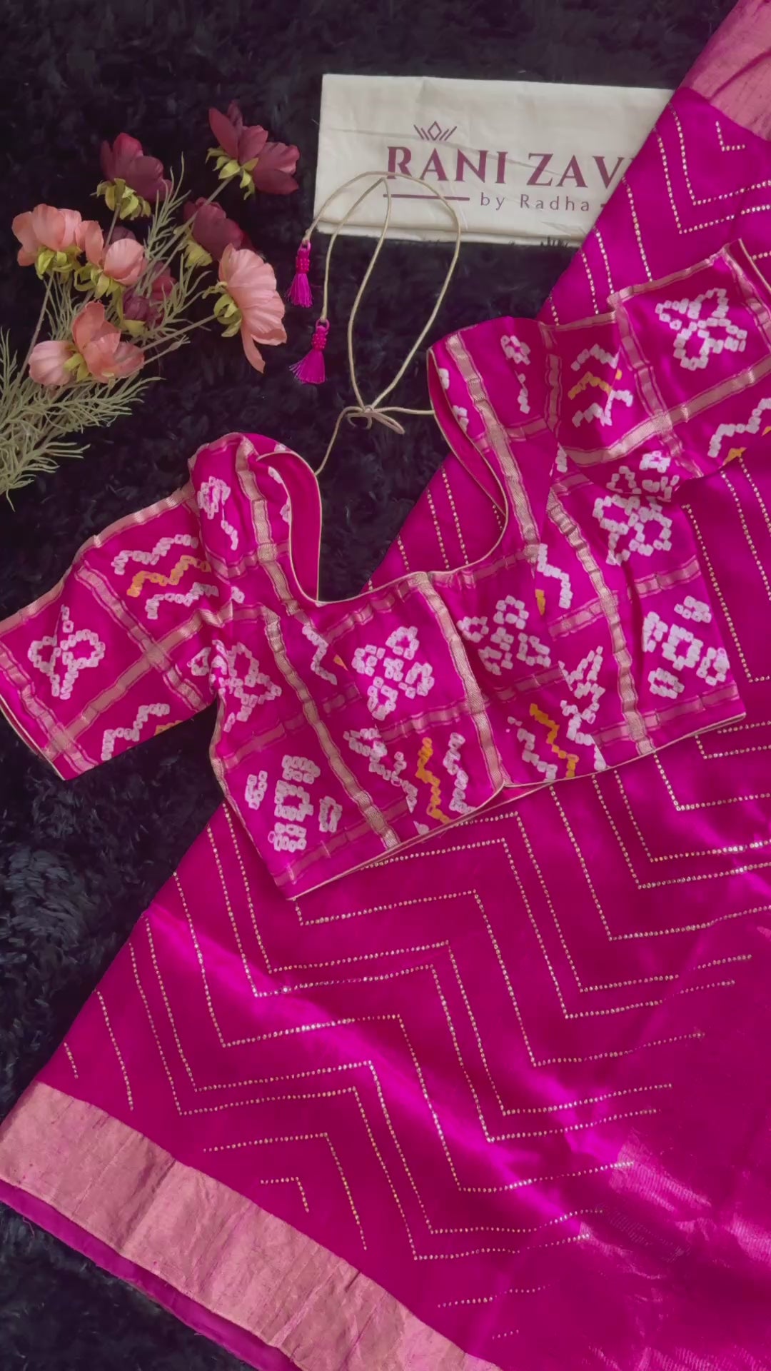 Pink Dupion Tussar Silk