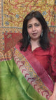 Mata Ni Pachedi - Green - Tussar Silk