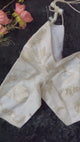 Ivory applique blouse 38