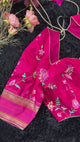 Rani Pink Cross Stitch Floral Embroidered Blouse 38