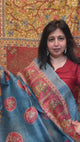 Mata Ni Pachedi - Blue - Tussar Silk