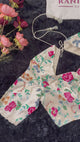 Cream Cross Stitch Floral Embroidered Blouse 38